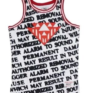 Red American Tisa Basketball Jersey Size 3XL